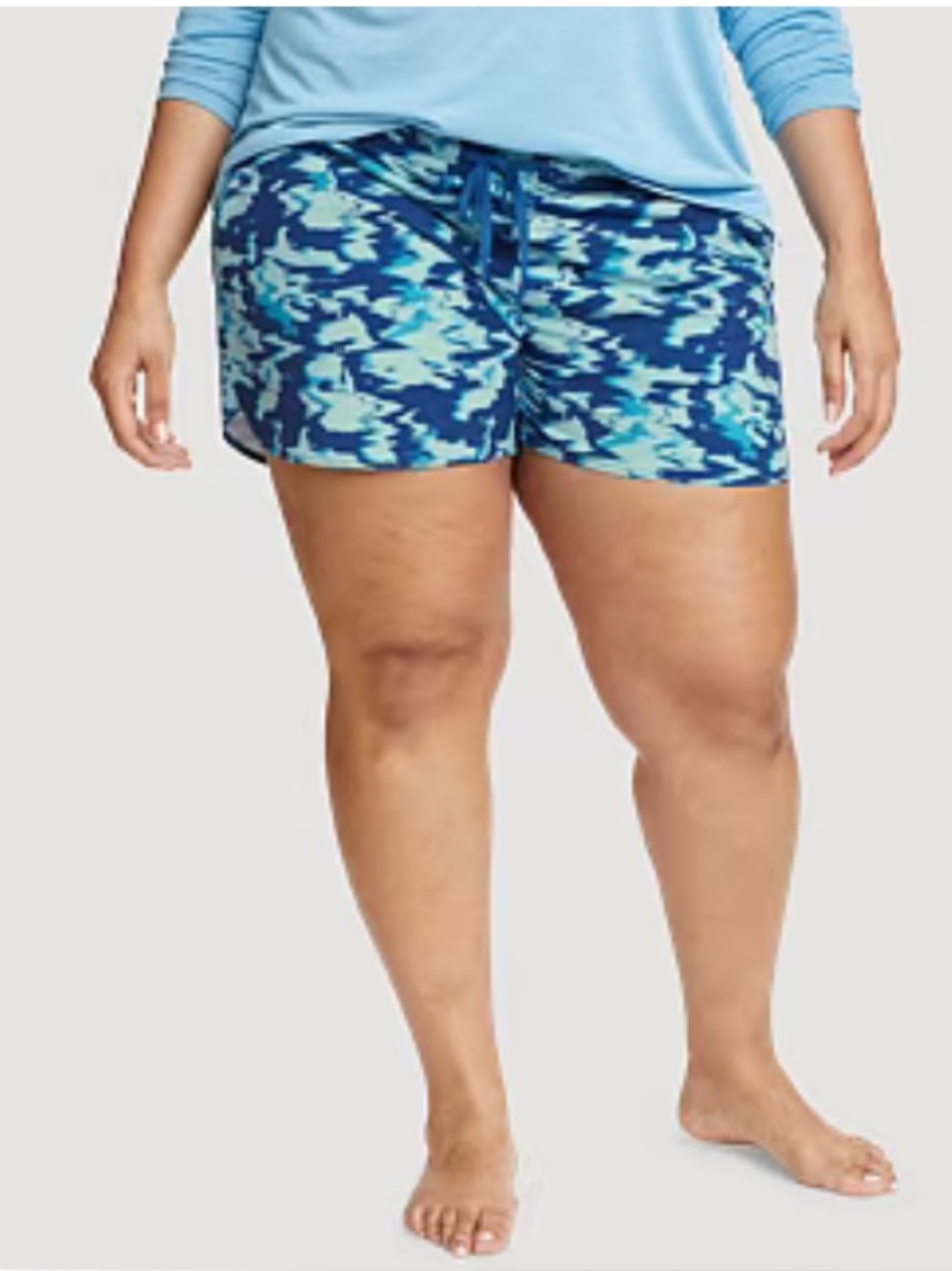 Eddie Bauer Women’s Departure Shorts Glacier NWT Size 3XL